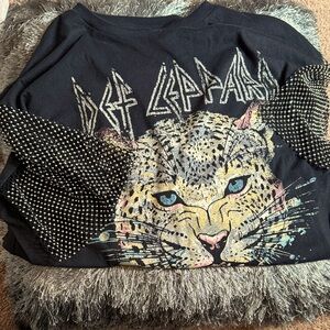 Def Lepard Black Graphic T-Shirt
